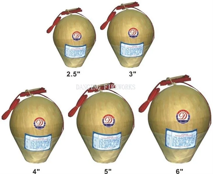1.3g fireworks display shells wholesale